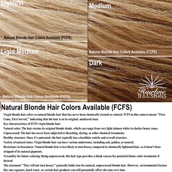 ๐ Elite Virgin Blonde Hair System: Model's Secret Weapon - Picture 9 of 9